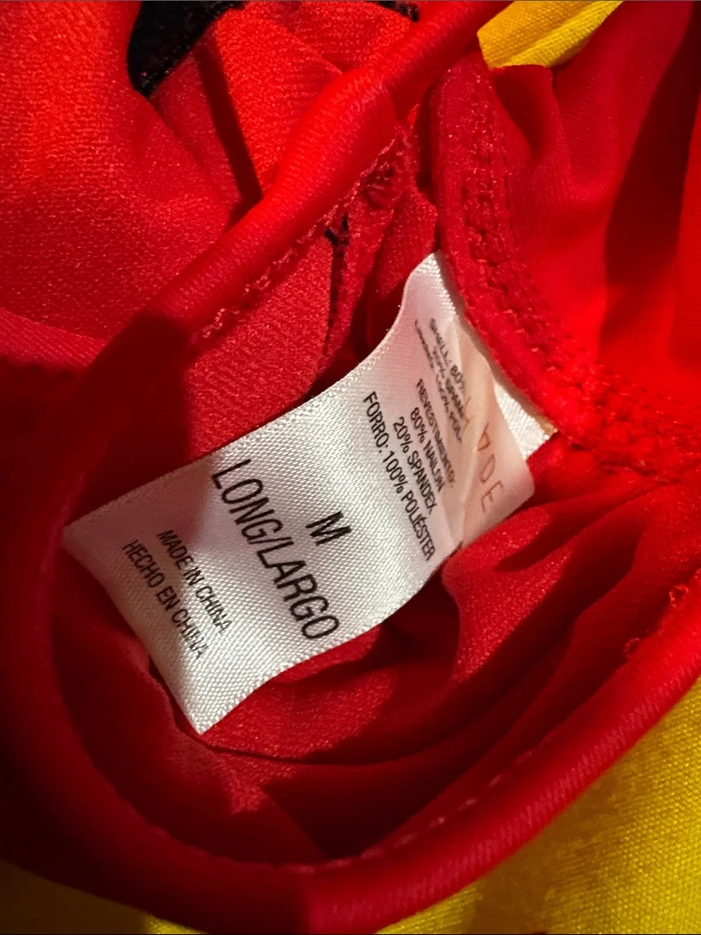 Women’s Red One-Piece Swimsuit - Classic Scoop Neck good condition